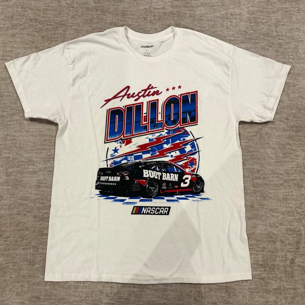 Nascar‎ Men's Boot Barn Austin Dillon Short Sleeve Graphic T-Shirt Large